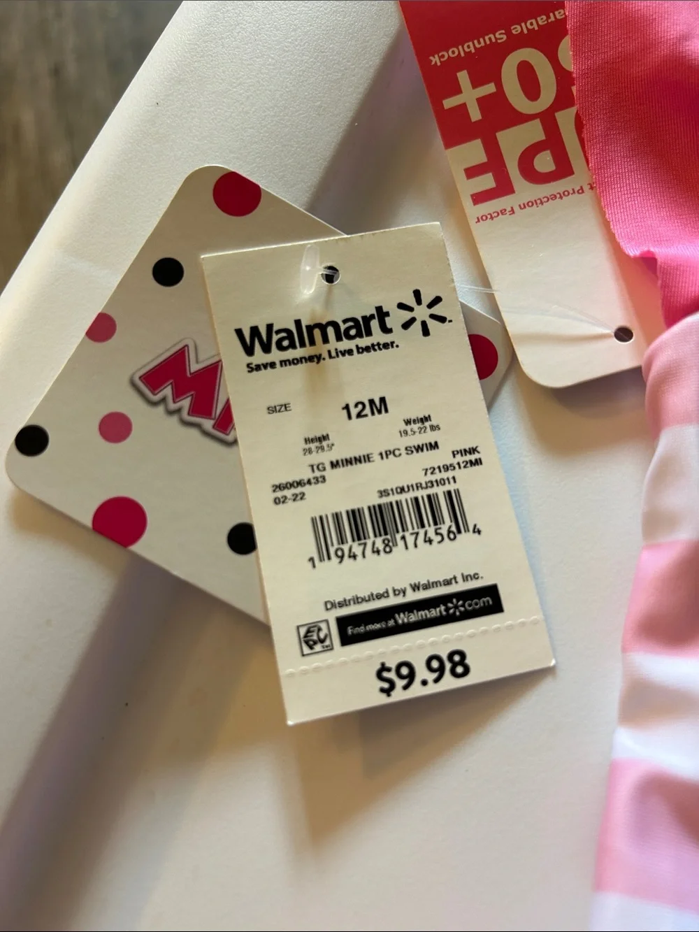 Minnie Mouse & Baby Shark One-Piece Swimsuits